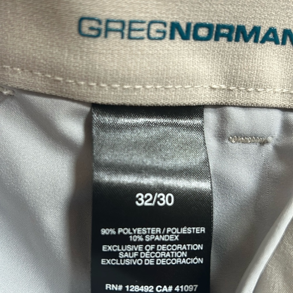 Greg Norman Golf pants tan 32/30